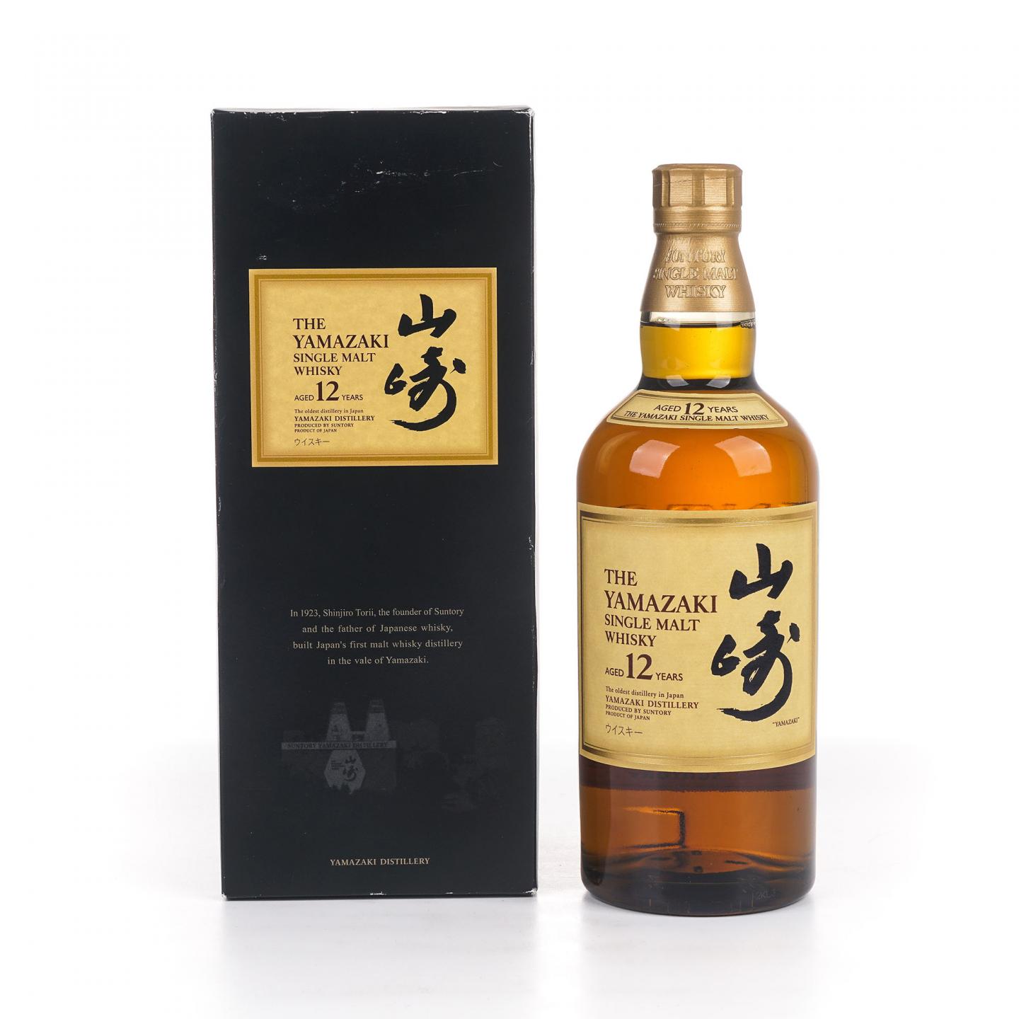 山崎 12年 Single Malt 金花盖