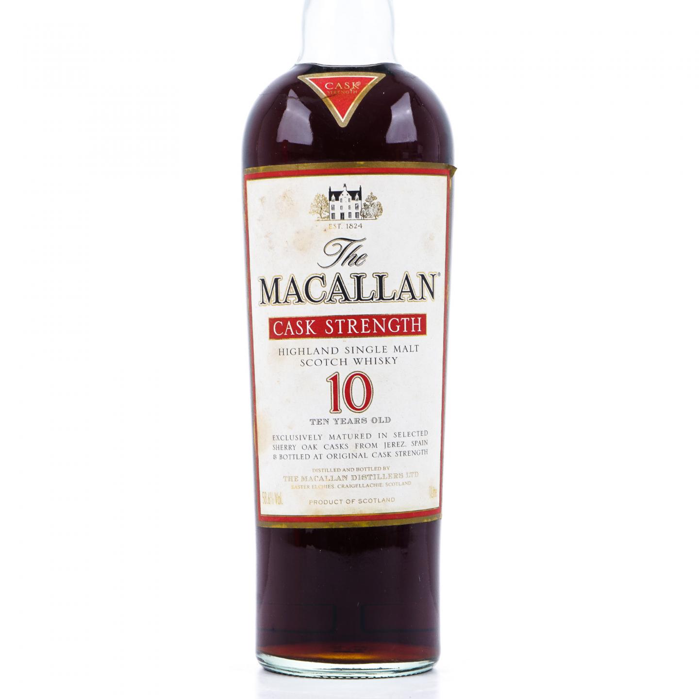 Macallan 麦卡伦 10年 雪莉桶 桶强 1L 58.6%vol.