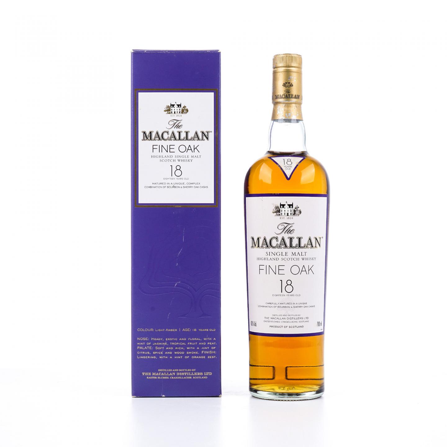 Macallan 麦卡伦 18年 Fine Oak