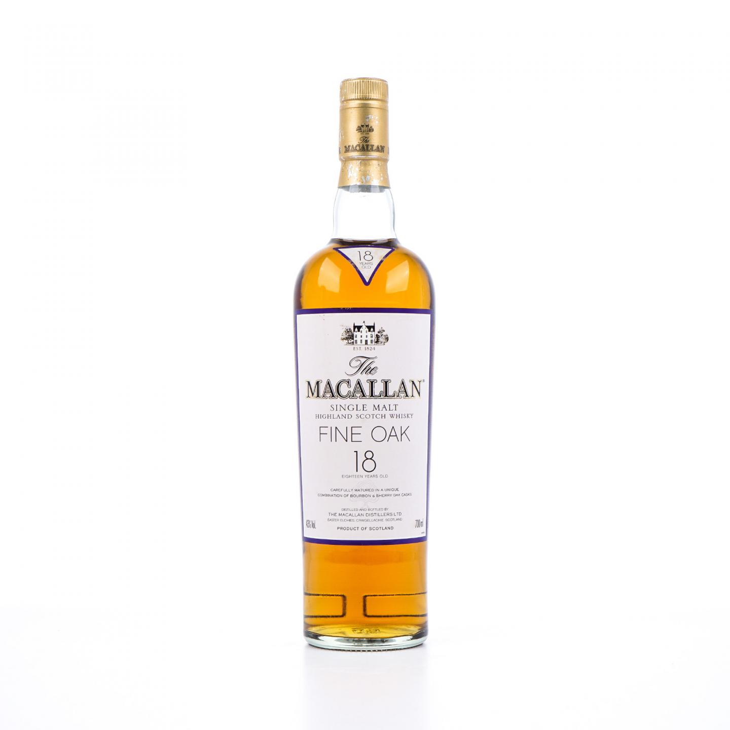 Macallan 麦卡伦 18年 Fine Oak