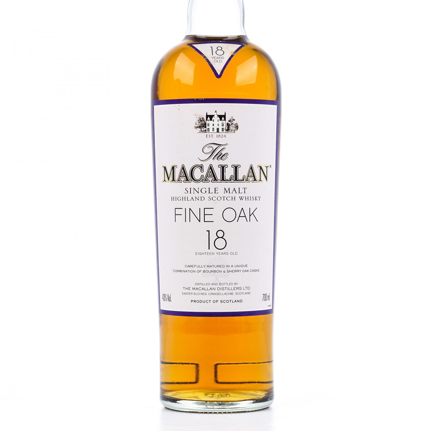 Macallan 麦卡伦 18年 Fine Oak