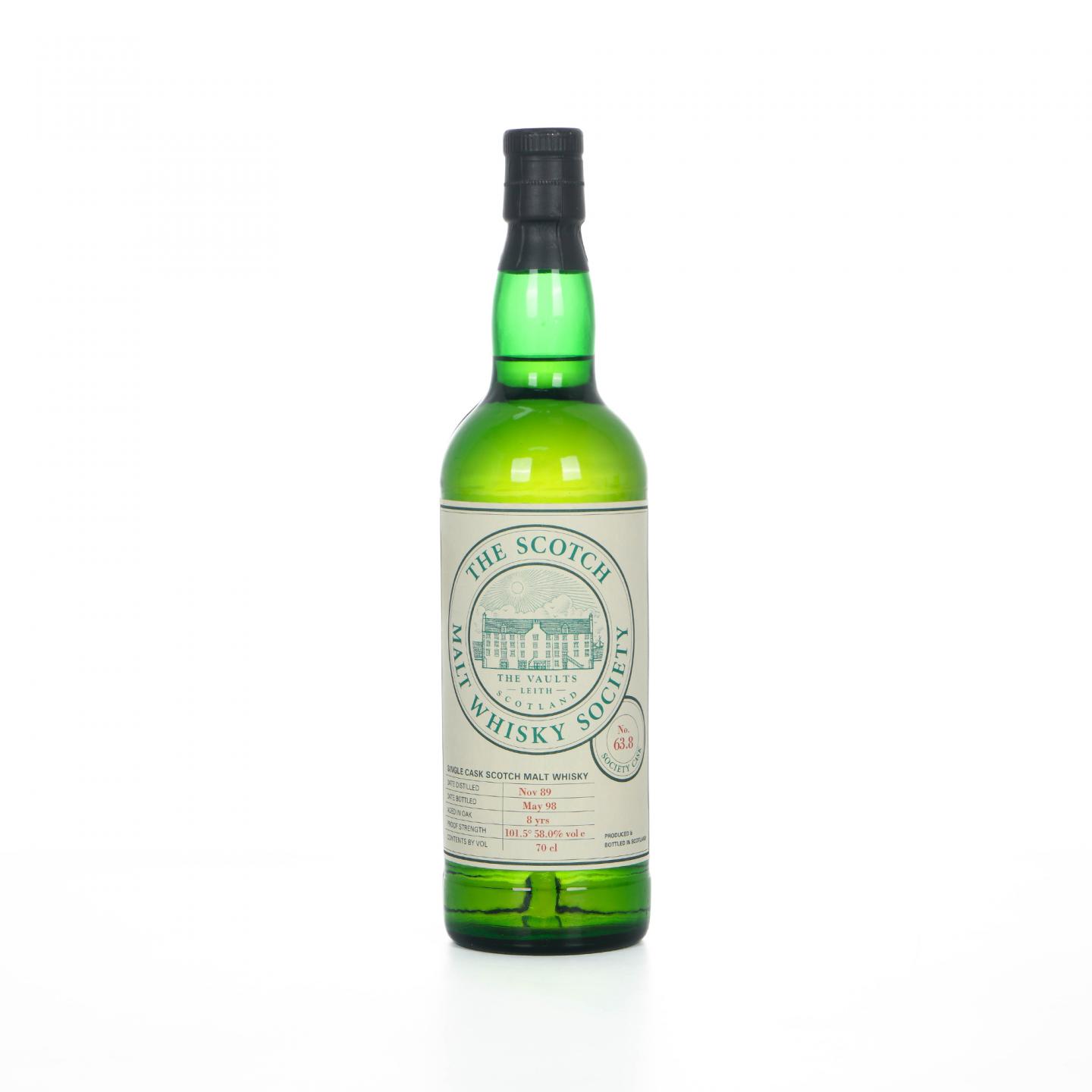 SMWS 63.8 格兰道奇 8年 1989-1998 单桶