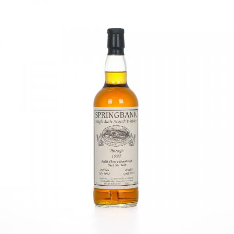 Springbank 云顶 1992-2015 私人桶