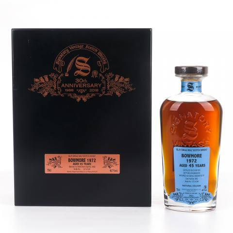 Bowmore 波摩 45年 1972-2018 SV 雪莉桶#3882 