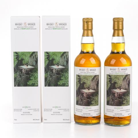 Mortlach 慕赫 26年 1996-2023 雪莉桶 WhB 2瓶组