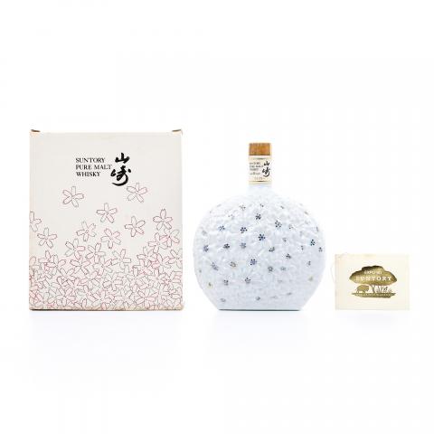 山崎 12年 有田烧 1990年世博会樱花瓶 600ml