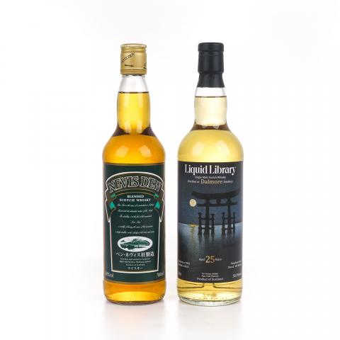 Nevis Dew 本尼维斯 调和/Dalmore 达尔摩 25年 单麦 2瓶组