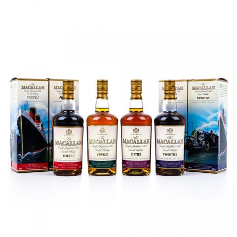 Macallan 麦卡伦 旅行系列 第一版 500ml 4支组