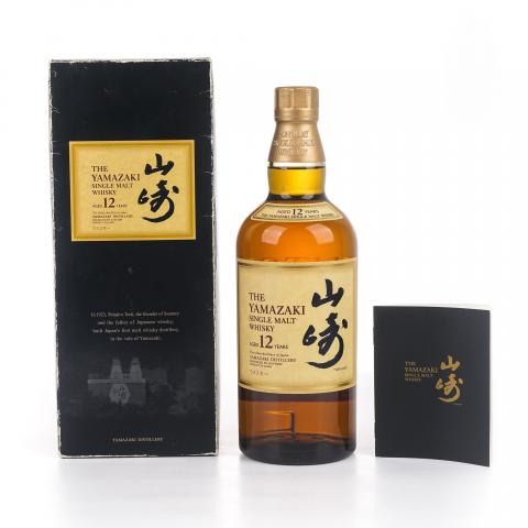 山崎 12年 Single Malt 金花盖