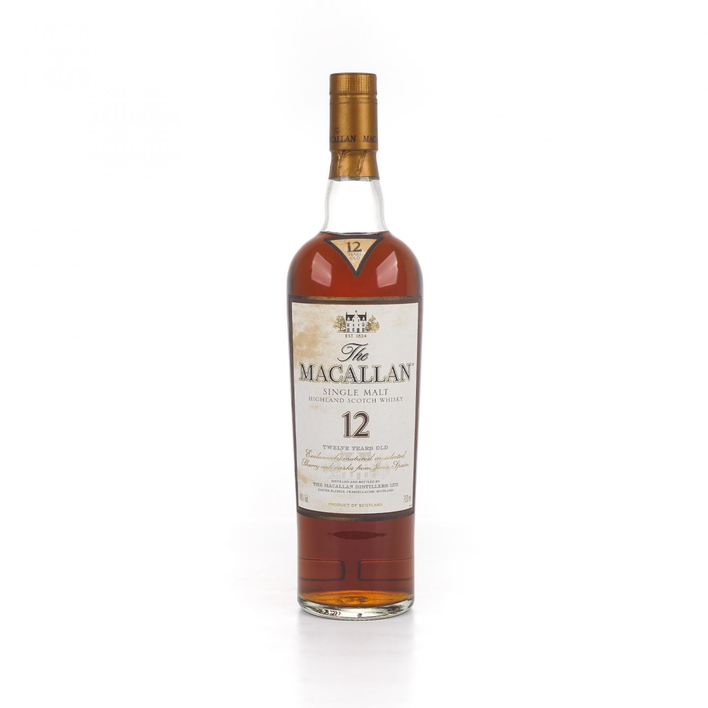 Macallan 麦卡伦 12年 雪莉桶 草写版