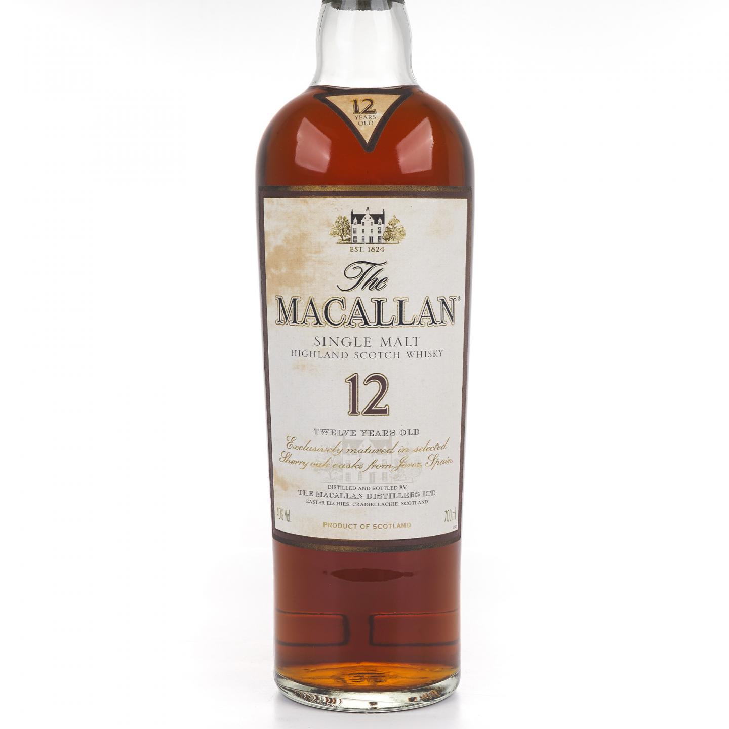 Macallan 麦卡伦 12年 雪莉桶 草写版