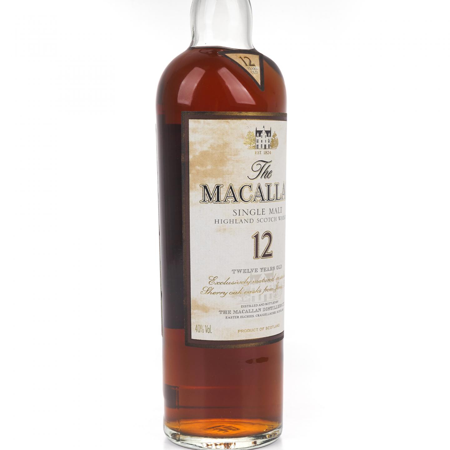 Macallan 麦卡伦 12年 雪莉桶 草写版