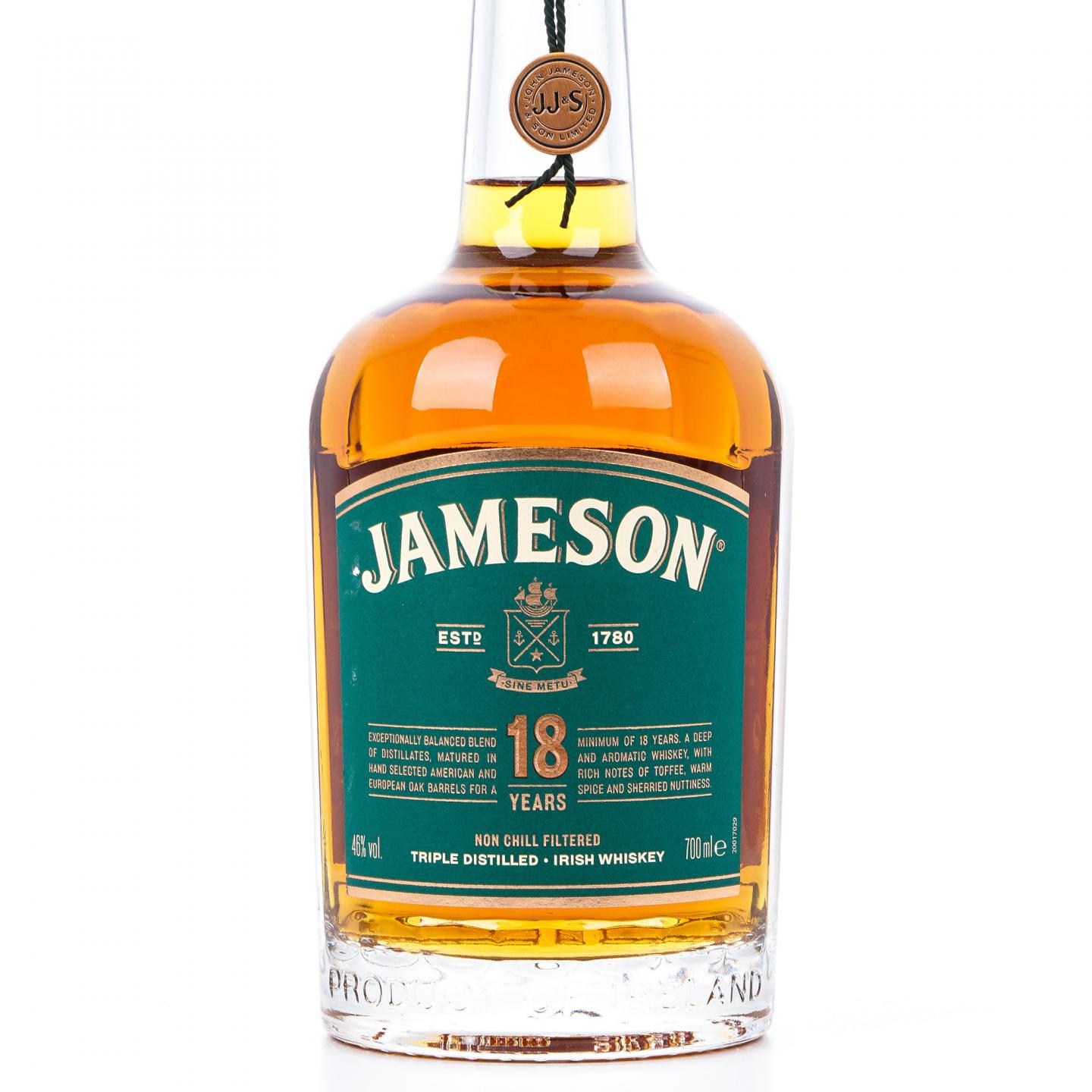 Jameson 尊美醇 18年 爱尔兰威士忌 调和