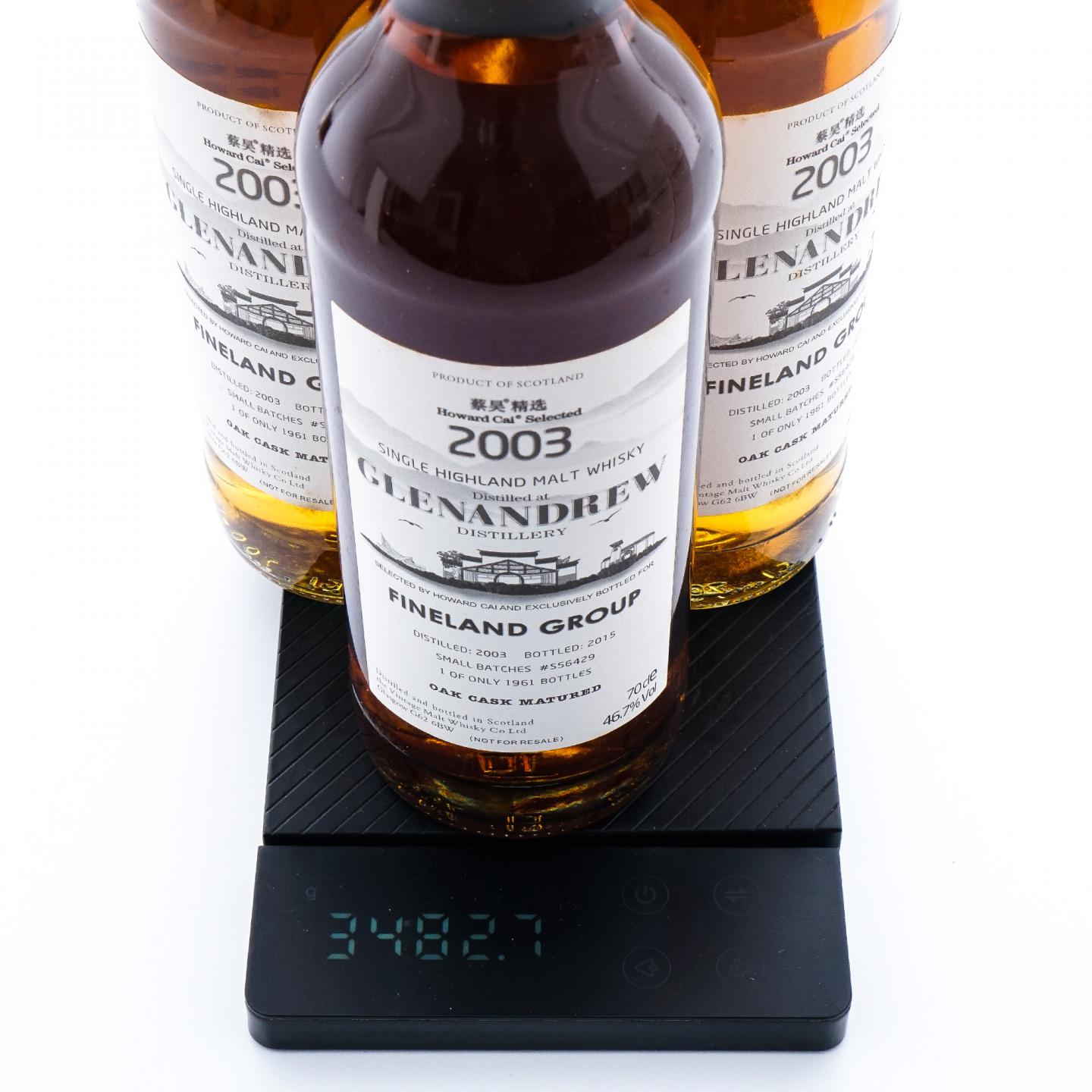 Glenandrew 2003-2015 蔡昊精选桶系列 #S56429 3瓶组