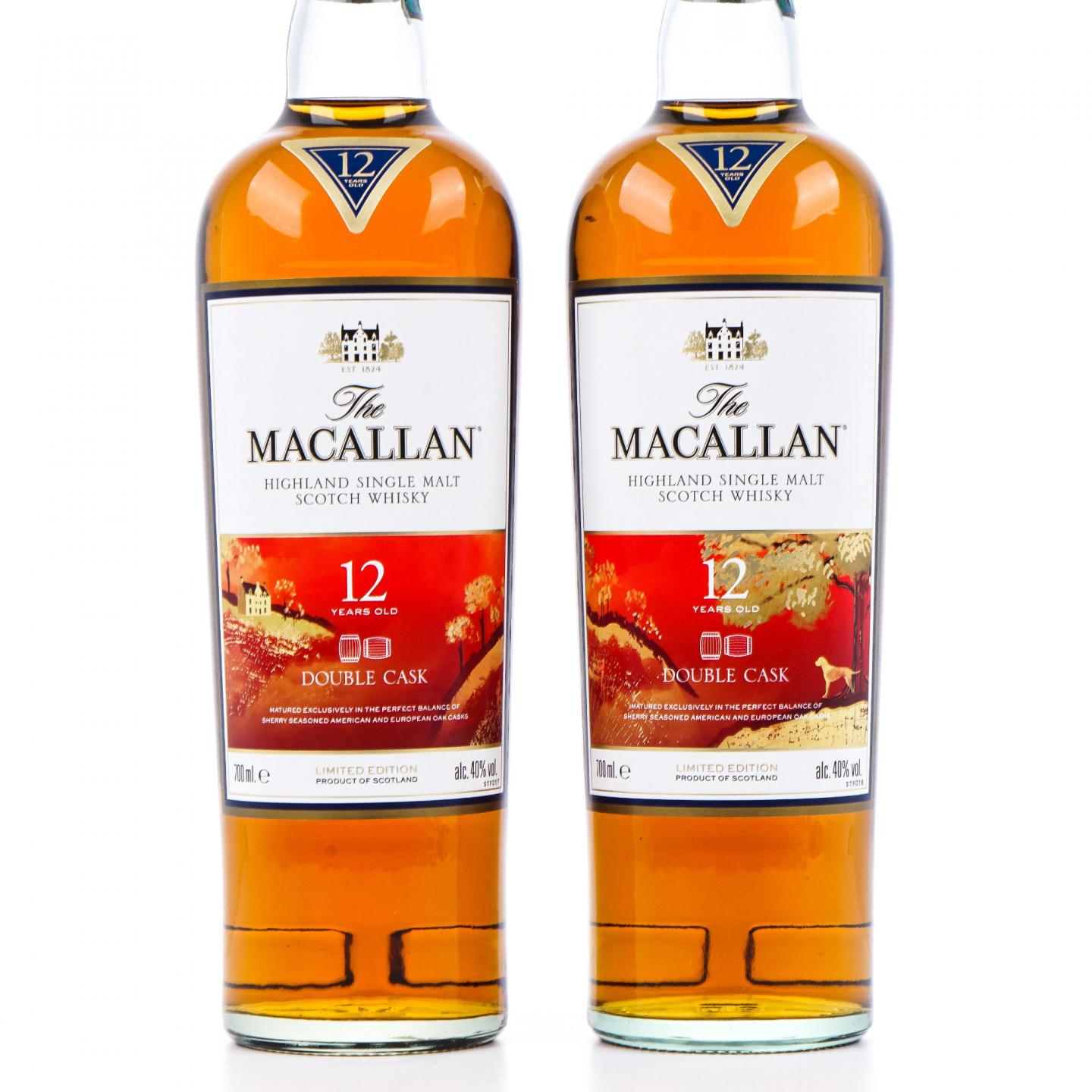 Macallan 麦卡伦 12年 Double Cask 2018 狗年限定 2支组