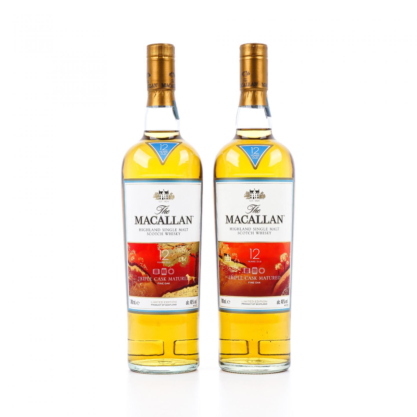 Macallan 麦卡伦 12年 Triple Cask 2018 狗年限定 2瓶组
