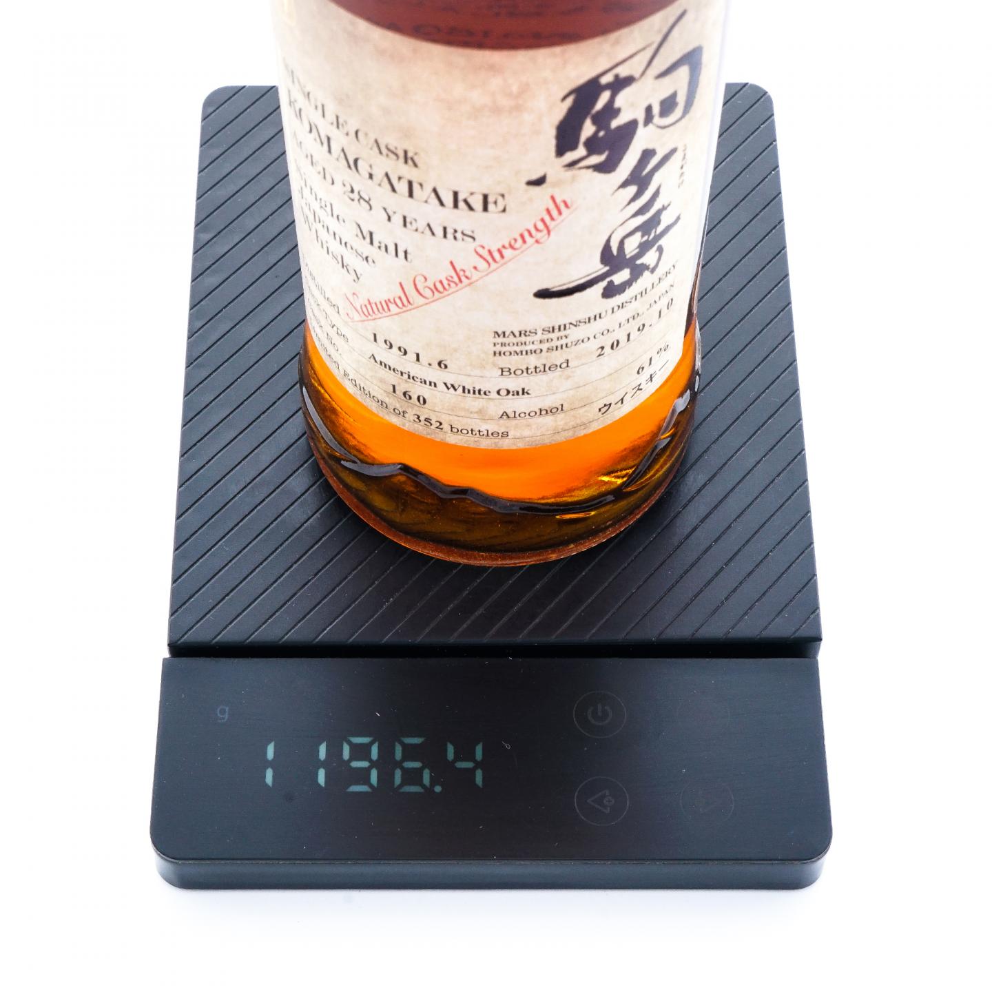 信州 驹之岳 28年 1991-2019 单桶#160 桶强