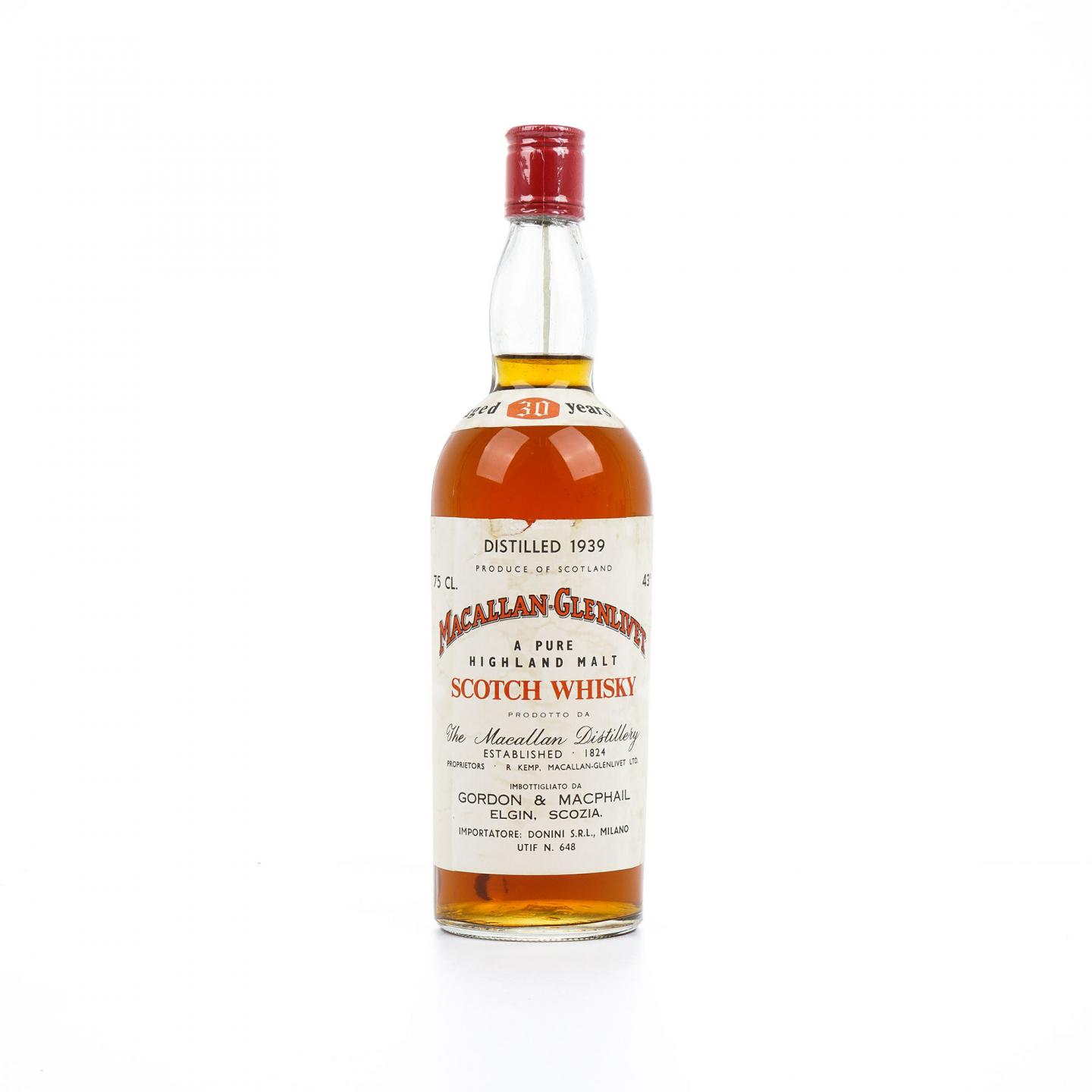 Macallan 麦卡伦 30年 1939 GM 750ml