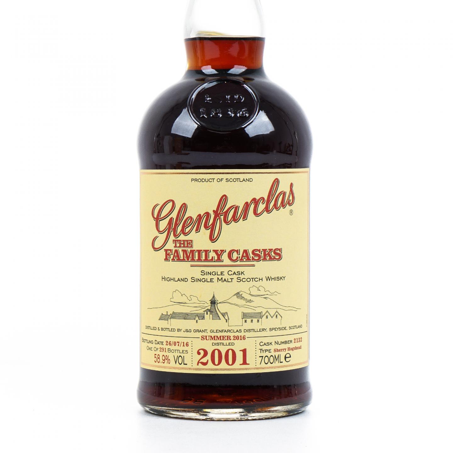 Glenfarclas 格兰花格 2001-2016 家族桶#2132