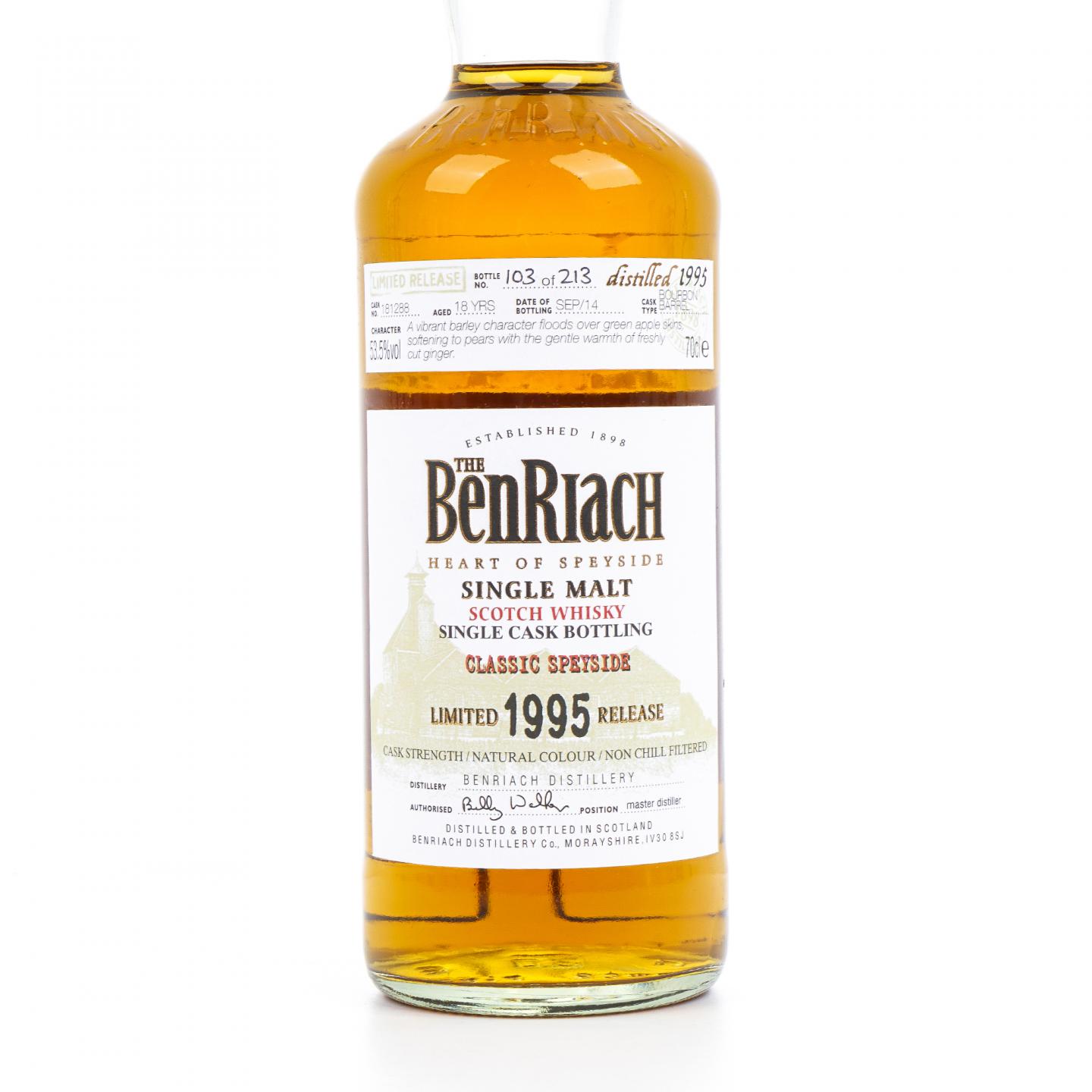 BenRiach 本利亚克 18年 1995-2014 单桶#181288