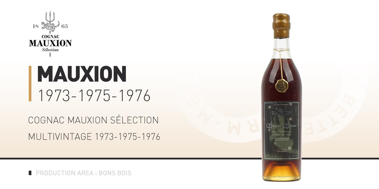 【多年份混酿】Mauxion 墨客轩1973-1975-1976多年份混酿干邑