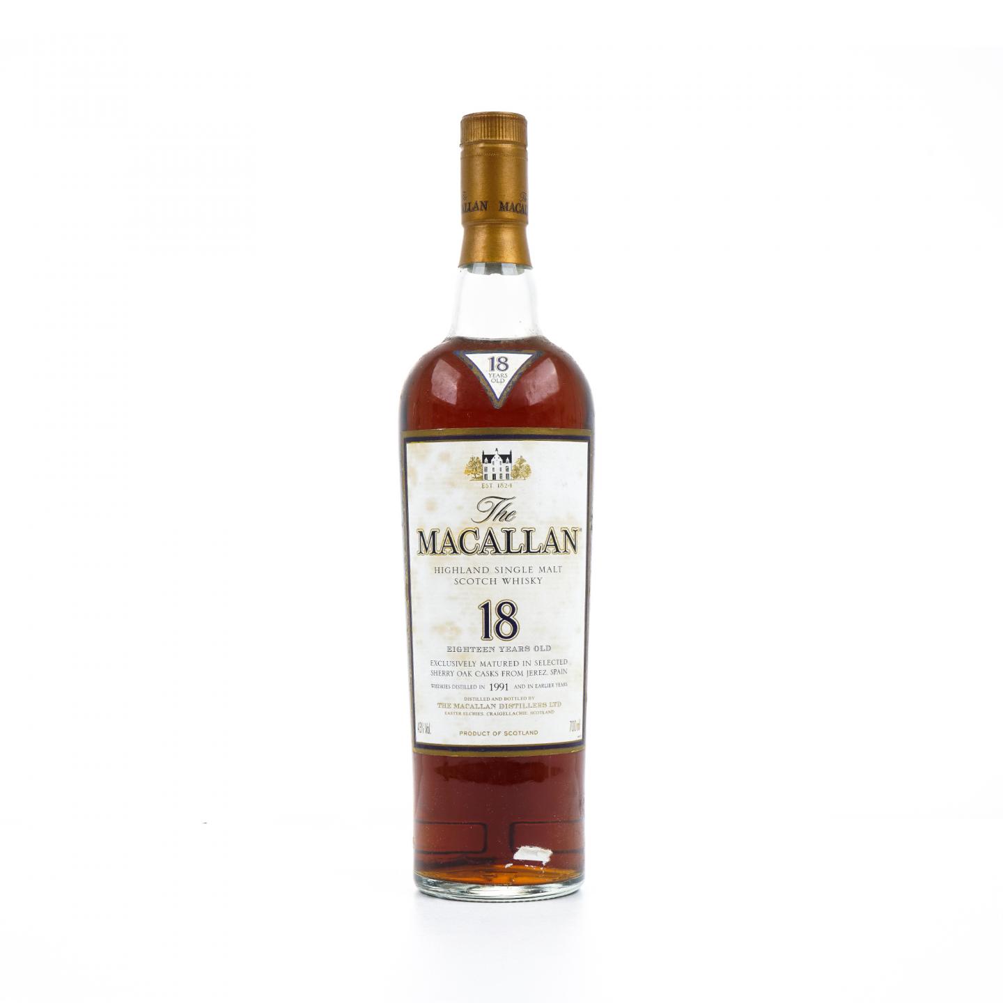 Macallan 麦卡伦 18年 1991 雪莉桶
