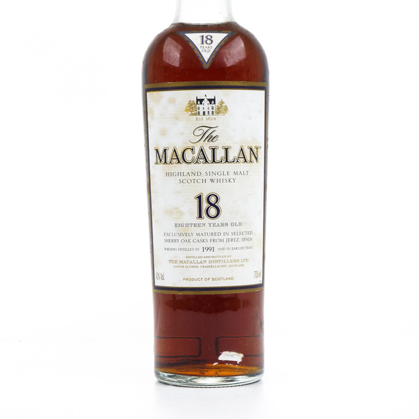 Macallan 麦卡伦 18年 1991 雪莉桶