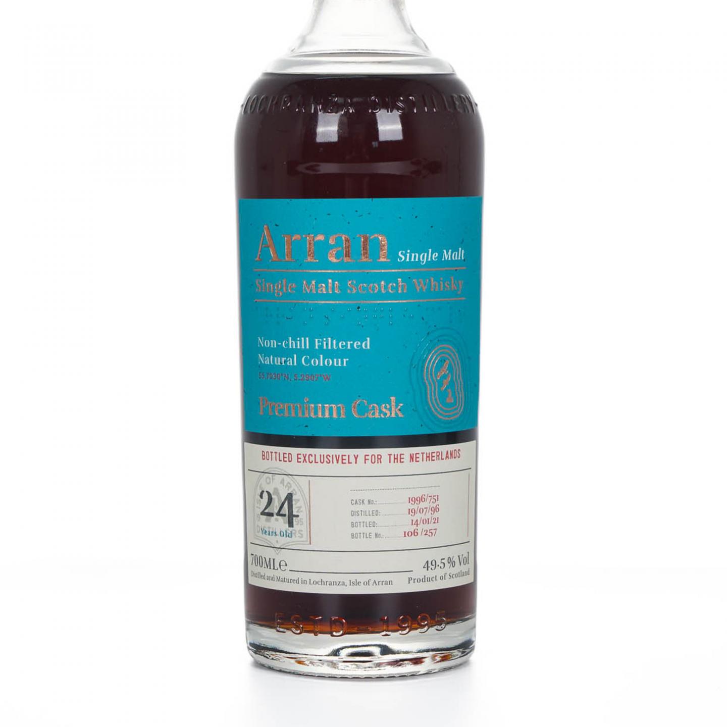 Arran 艾伦 24年 1996-2021 雪莉单桶#1996/751 荷兰市场