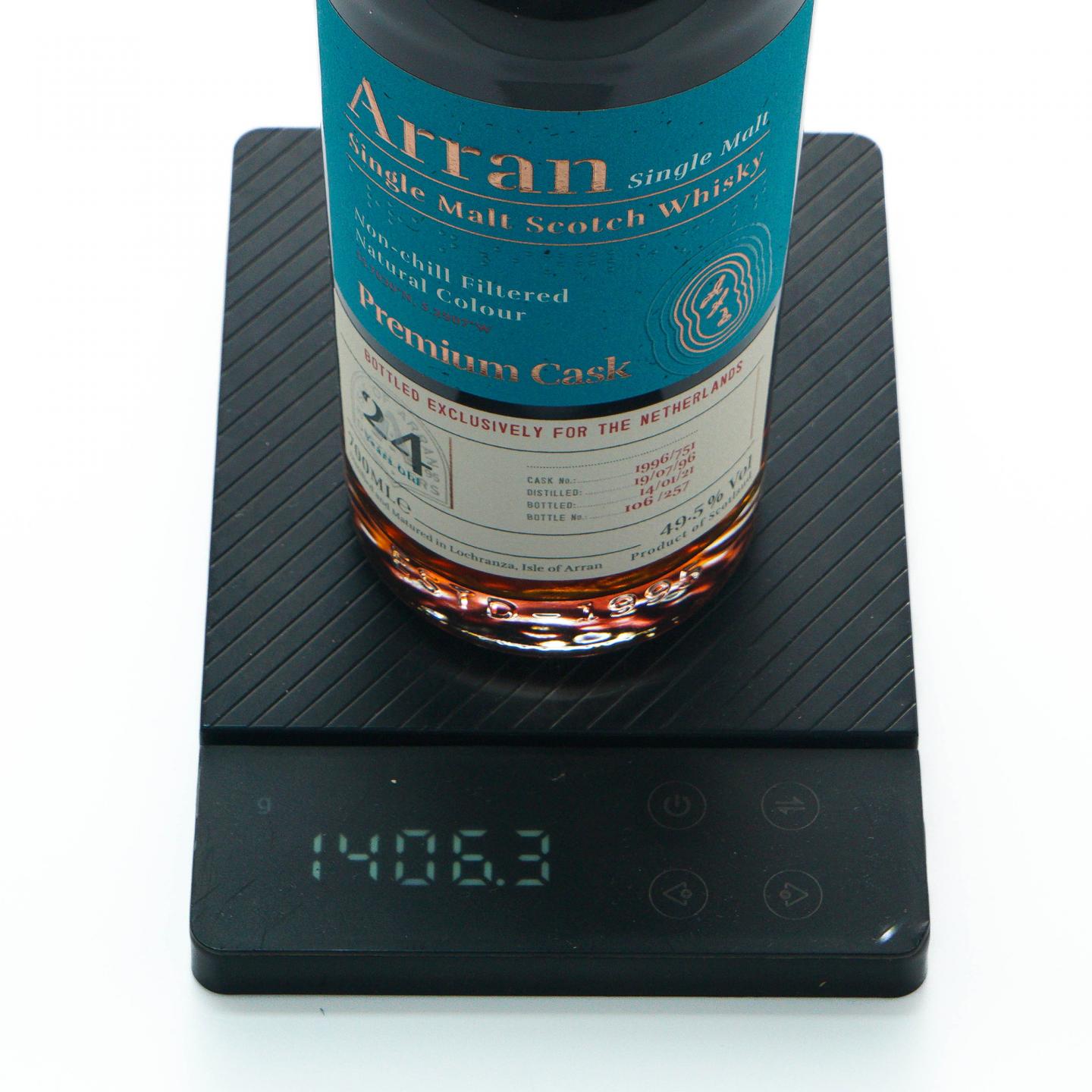 Arran 艾伦 24年 1996-2021 雪莉单桶#1996/751 荷兰市场