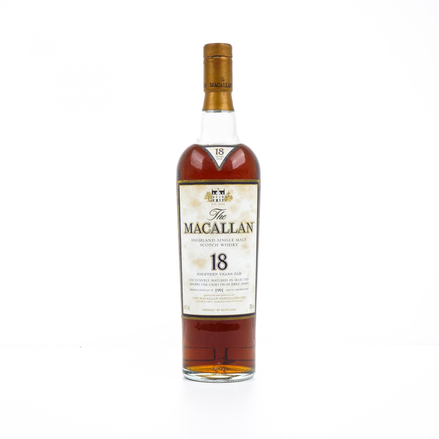 Macallan 麦卡伦 18年 1991 雪莉桶 700ml