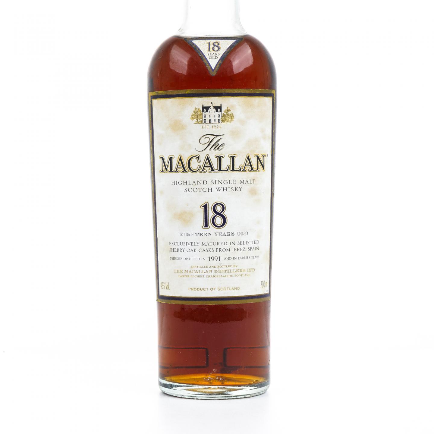 Macallan 麦卡伦 18年 1991 雪莉桶 700ml