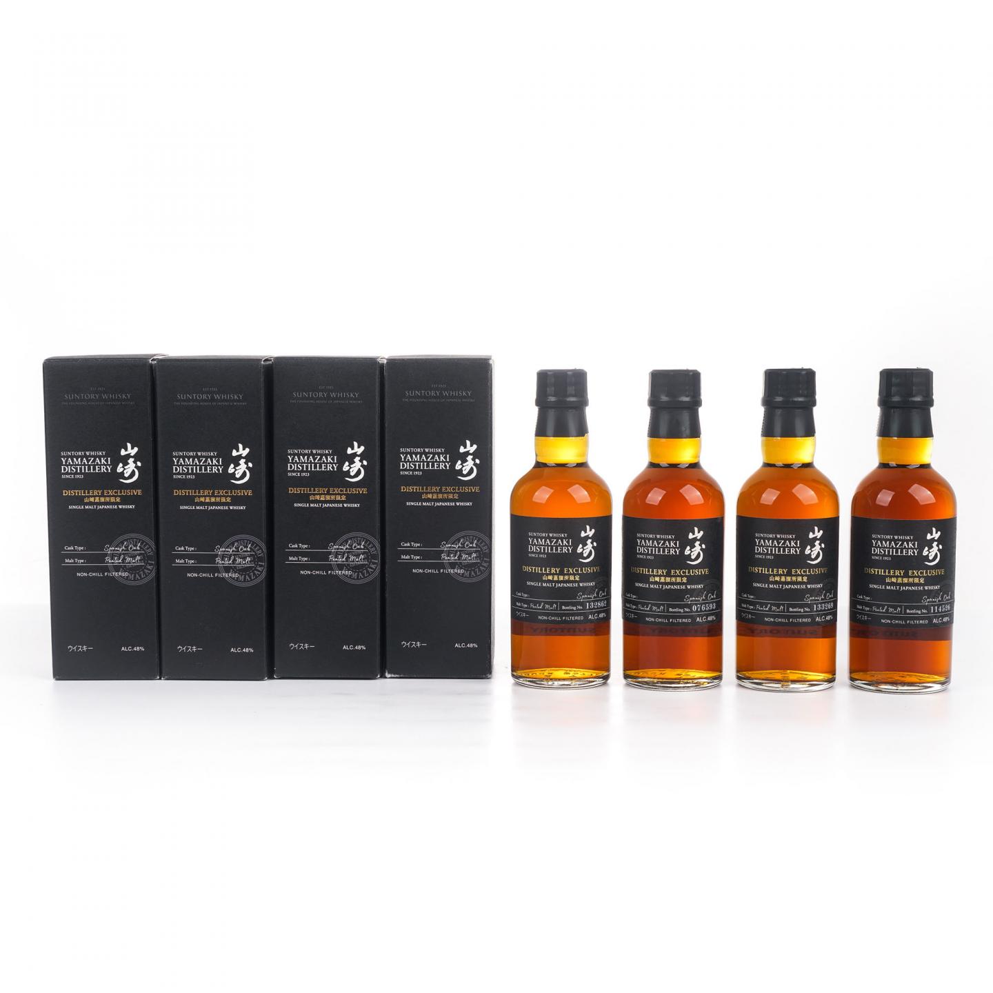 【中样】山崎蒸馏所限定 Peated Malt 4支组*180ml
