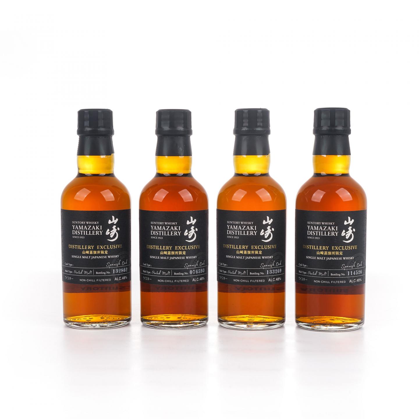 【中样】山崎蒸馏所限定 Peated Malt 4支组*180ml