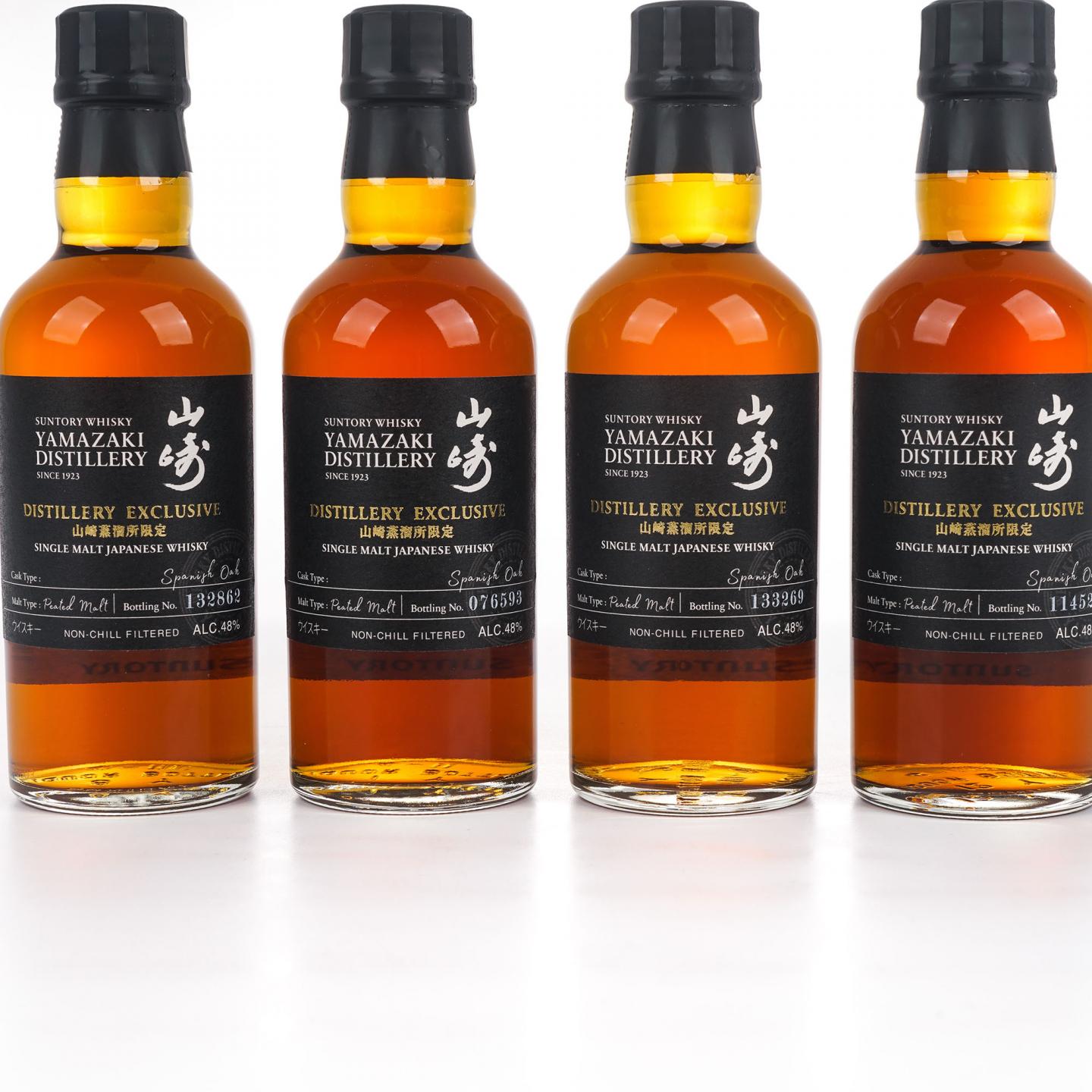 【中样】山崎蒸馏所限定 Peated Malt 4支组*180ml