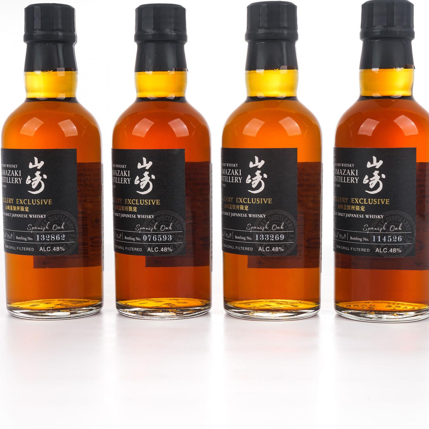 【中样】山崎蒸馏所限定 Peated Malt 4支组*180ml