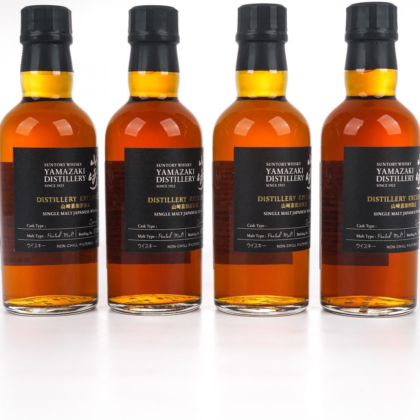 【中样】山崎蒸馏所限定 Peated Malt 4支组*180ml