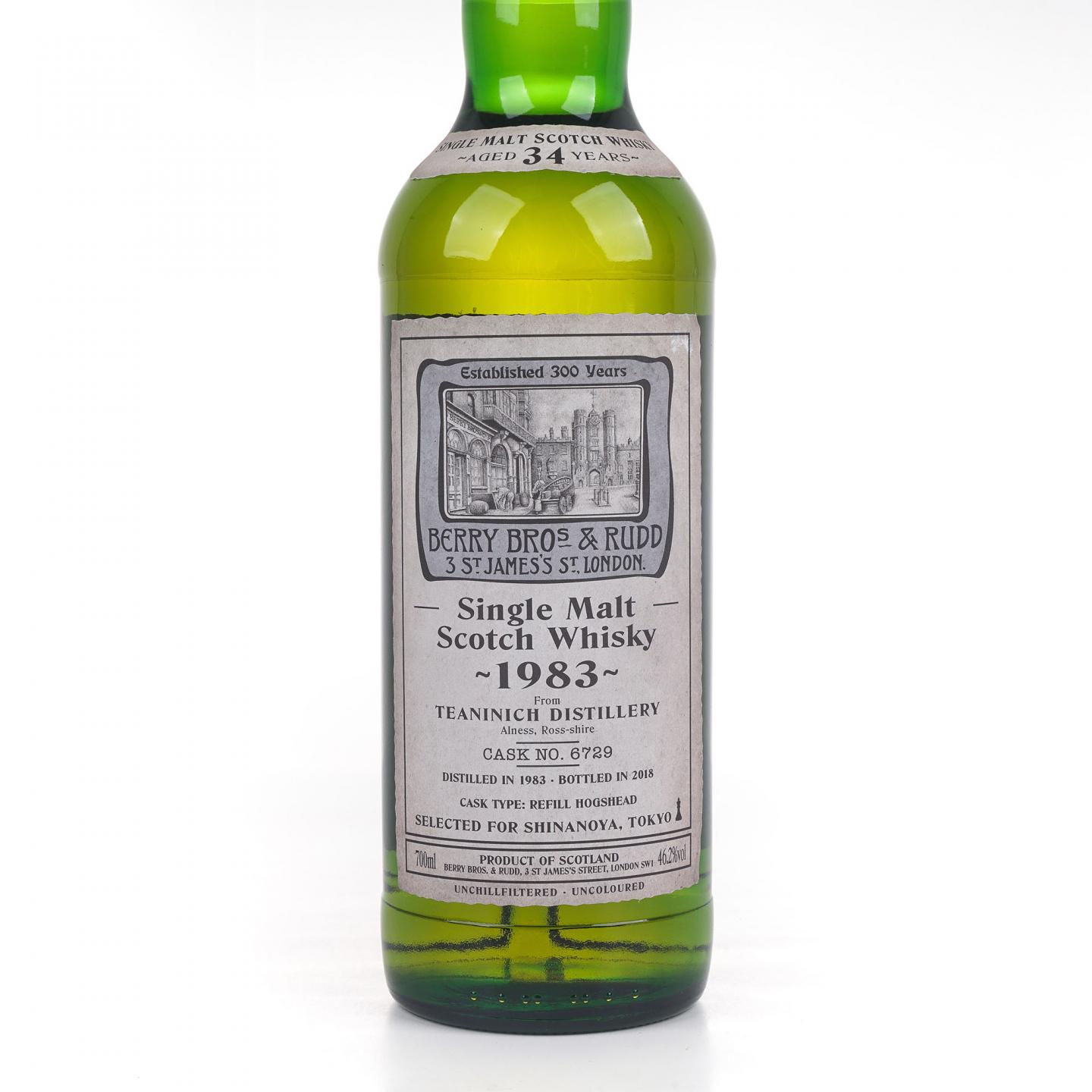 Teaninich 第林可 34年 1983-2018 BBR 信浓屋