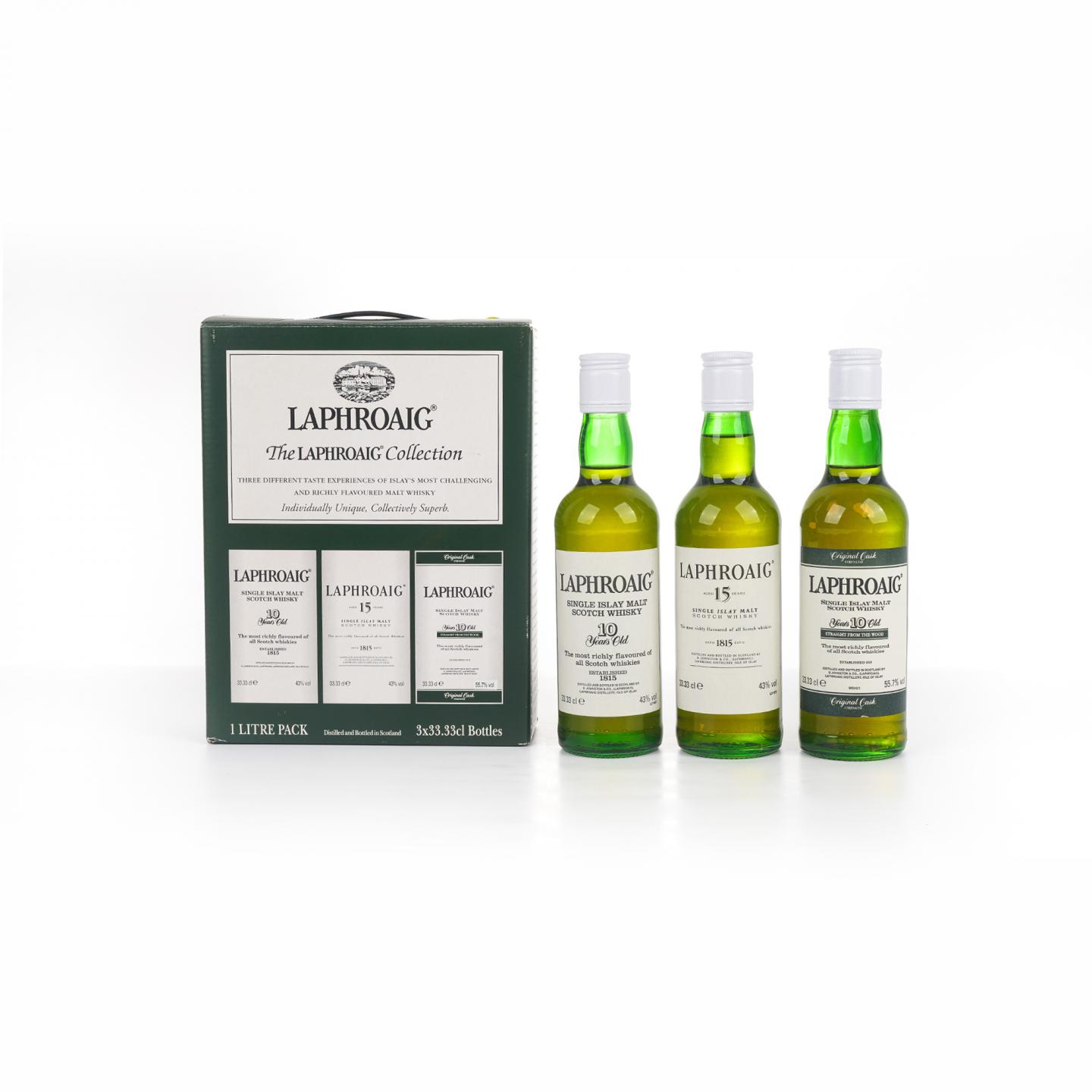 【中样】Laphroaig 拉弗格 10/15年 33.33cl 3支组
