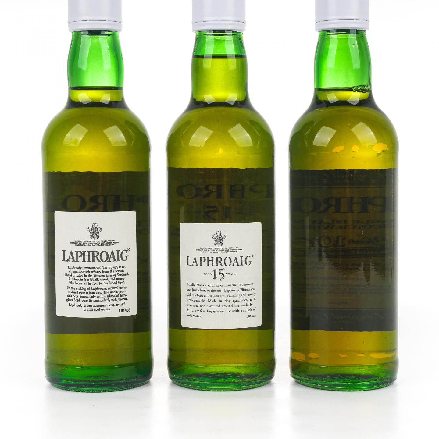 【中样】Laphroaig 拉弗格 10/15年 33.33cl 3支组