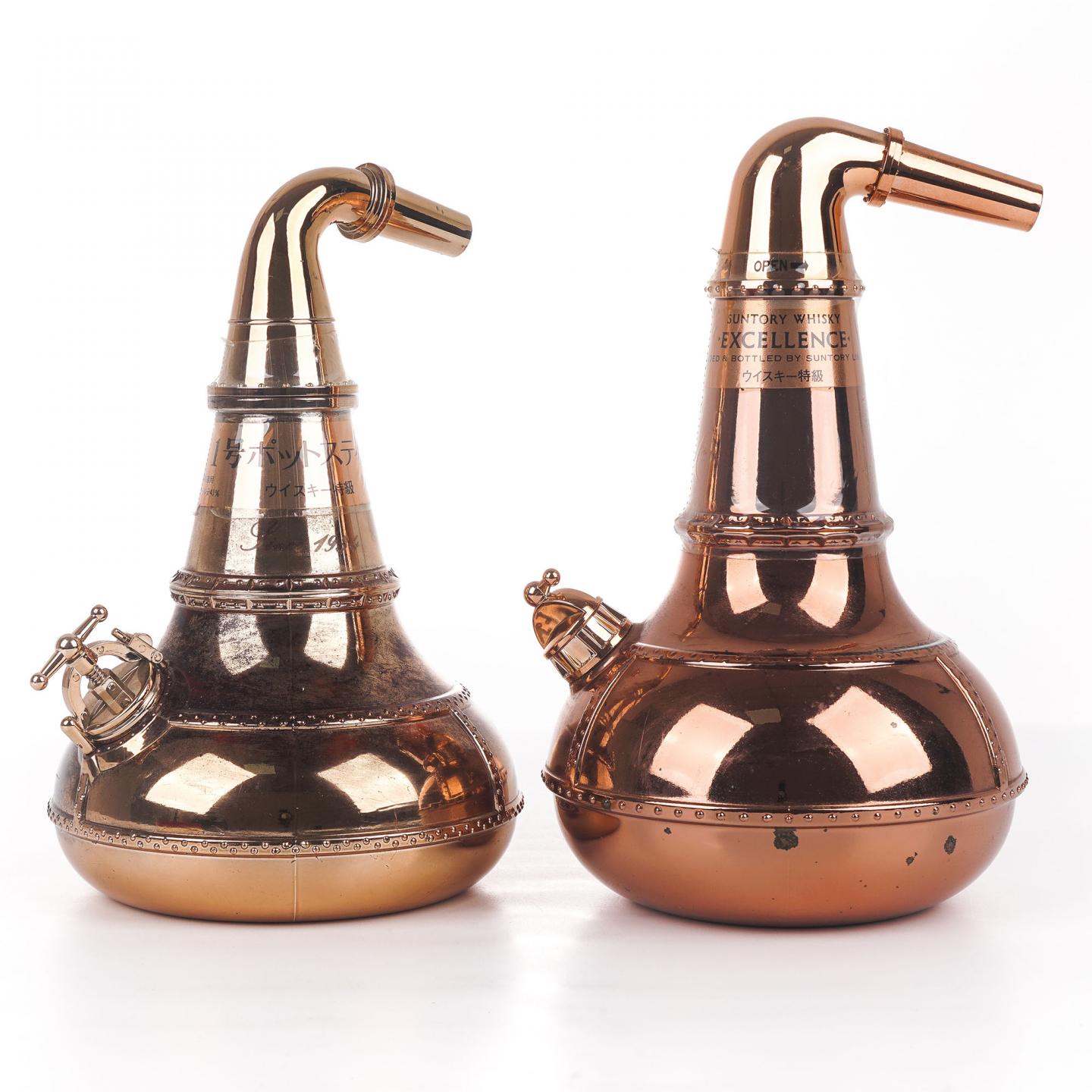 Nikka 1号蒸馏器/三得利 蒸馏器造型 700ml+760ml 2支组