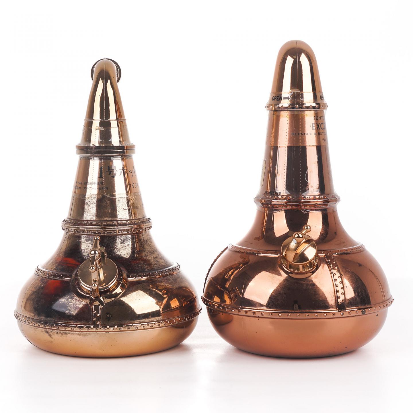Nikka 1号蒸馏器/三得利 蒸馏器造型 700ml+760ml 2支组