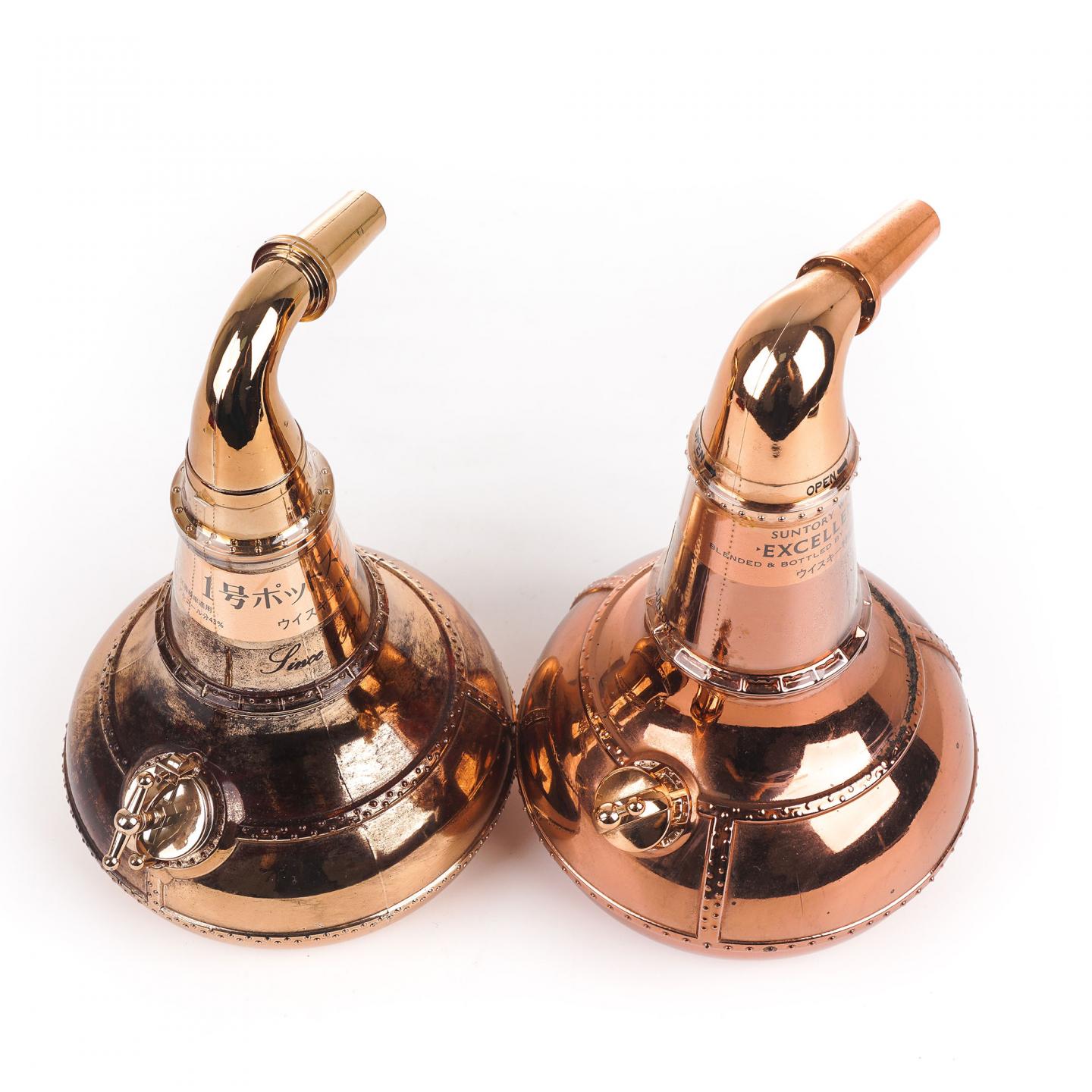 Nikka 1号蒸馏器/三得利 蒸馏器造型 700ml+760ml 2支组
