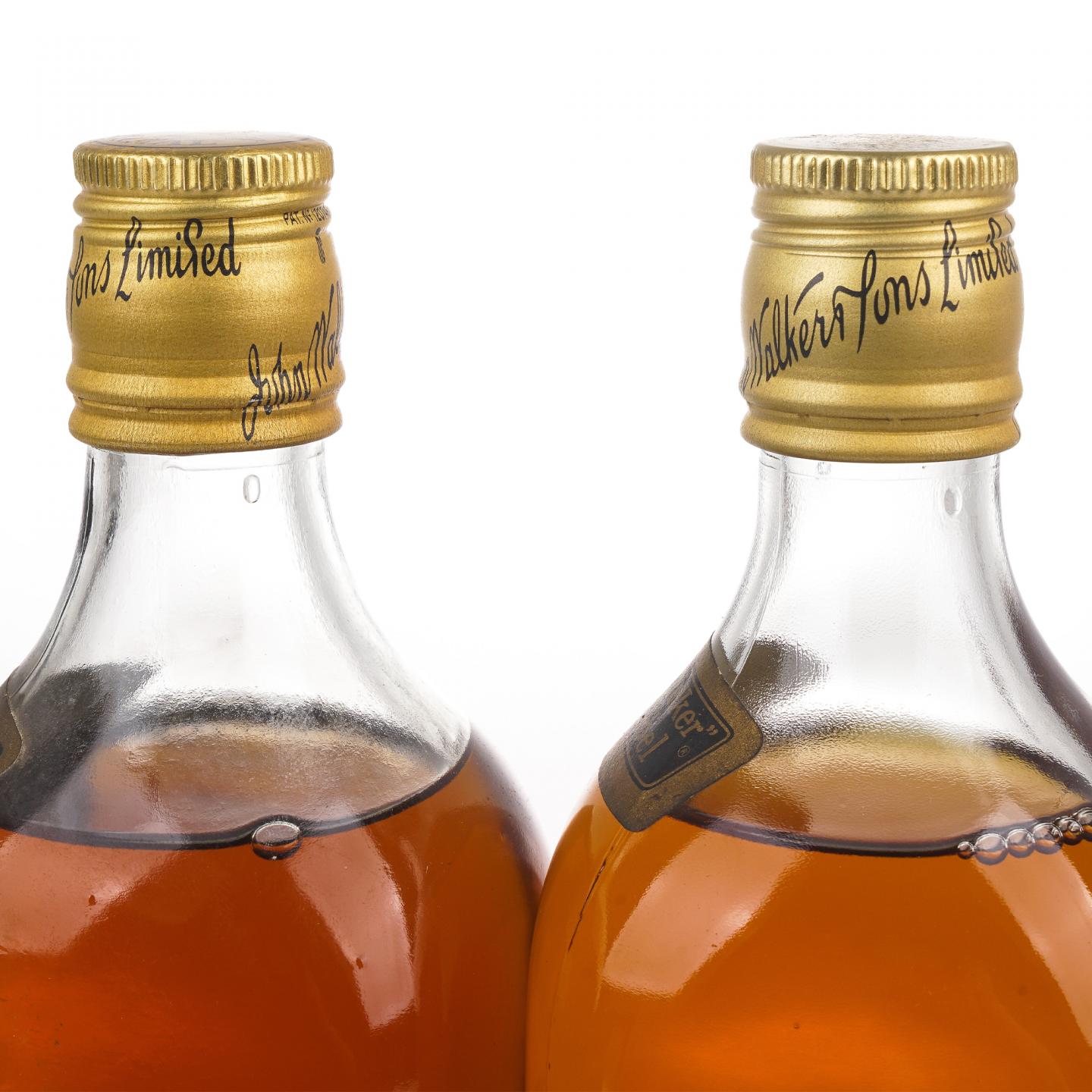 Johnnie Walker 尊尼获加 黑方 Extra Special 1970s 2支组