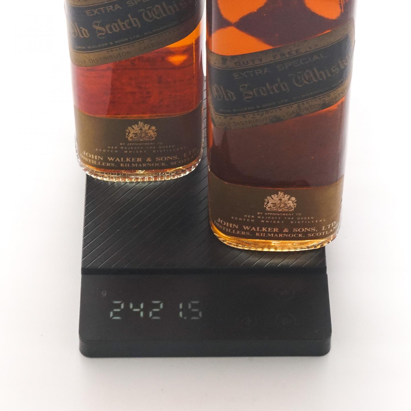 Johnnie Walker 尊尼获加 黑方 Extra Special 1970s 2支组