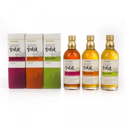 宫城峡 风味桶 Distillery Limited 500ml*3支组