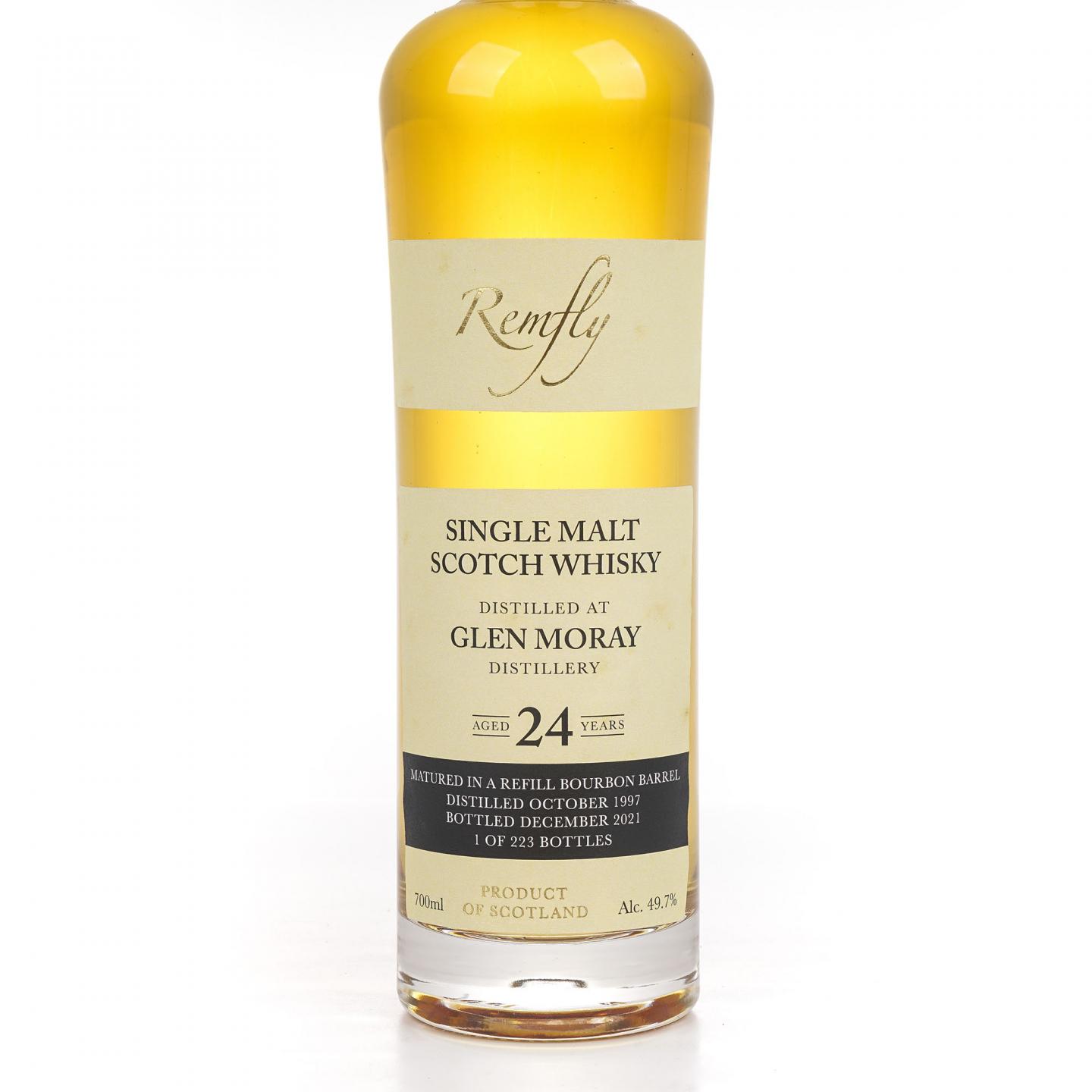 Glen Moray 格兰莫雷 24年 1997-2021 再填波本桶Remfly