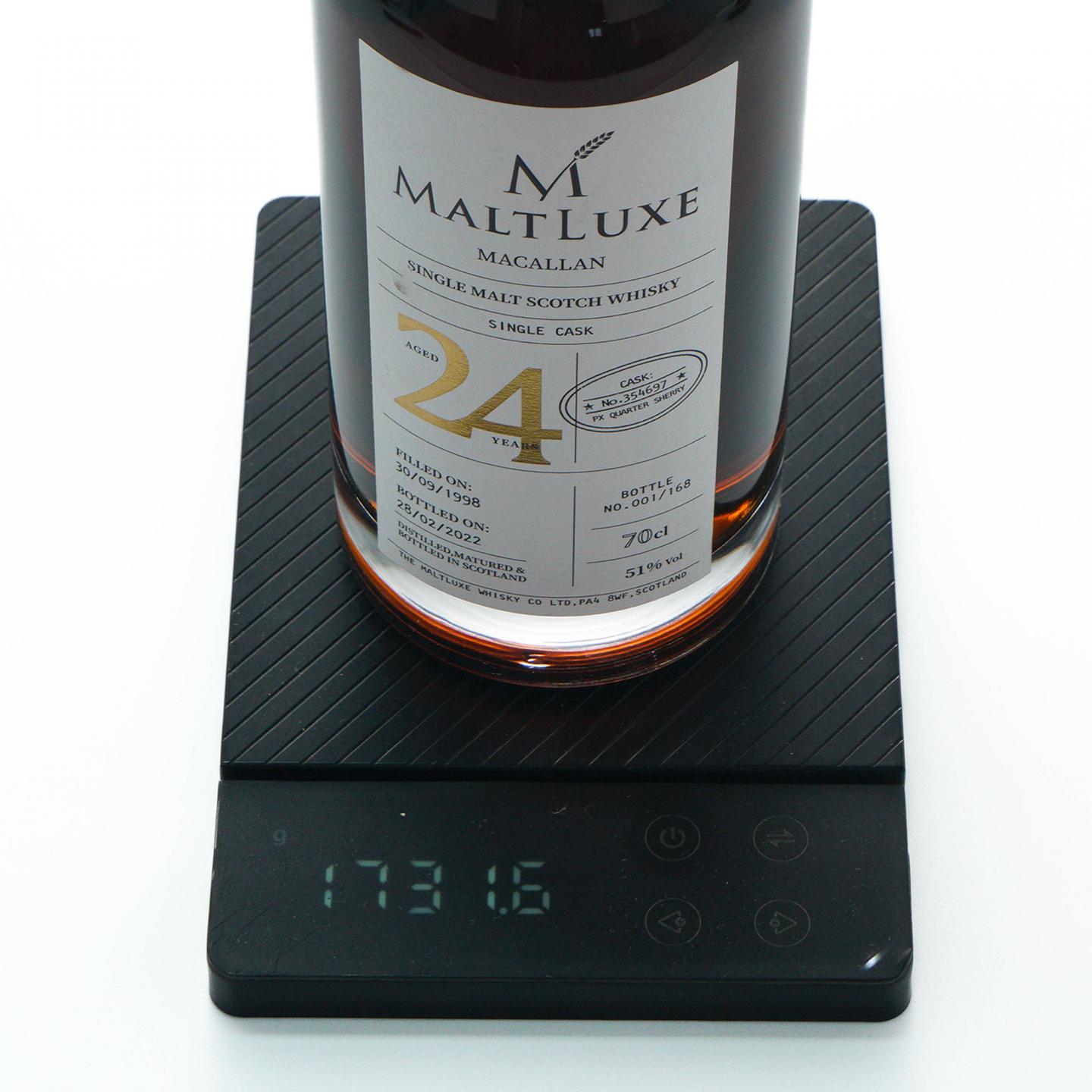 Macallan 麦卡伦 24年 1998-2022 雪莉单桶 the Maltluxe Whisky