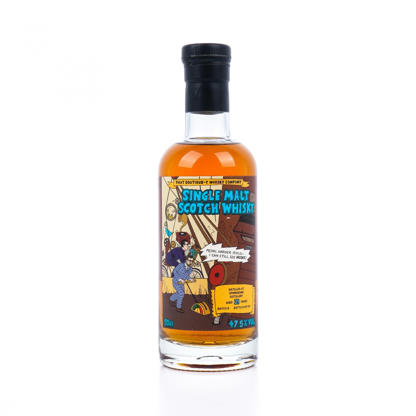 Springbank 云顶 21年 漫画标 Batch 8 TBWC 500ml