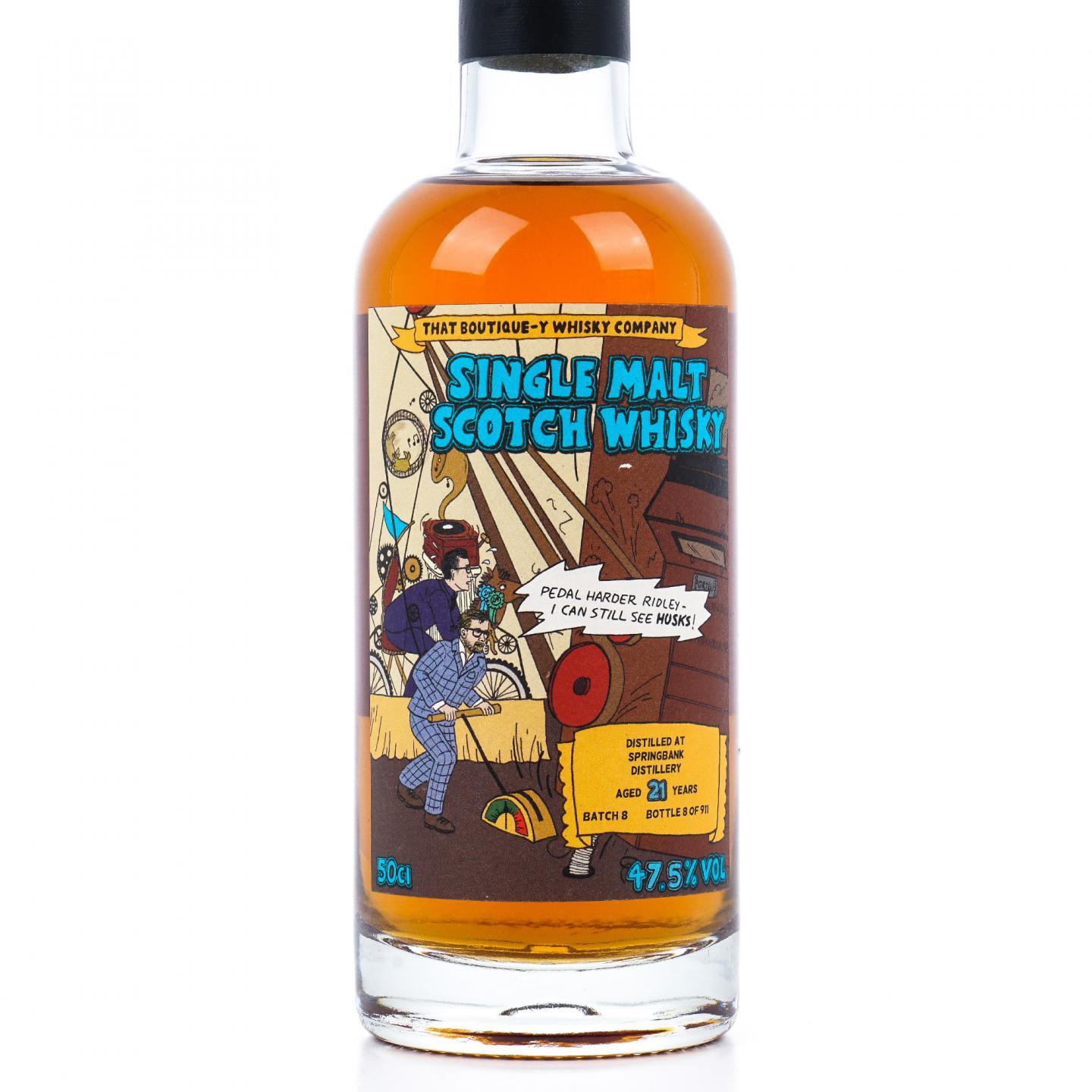Springbank 云顶 21年 漫画标 Batch 8 TBWC 500ml