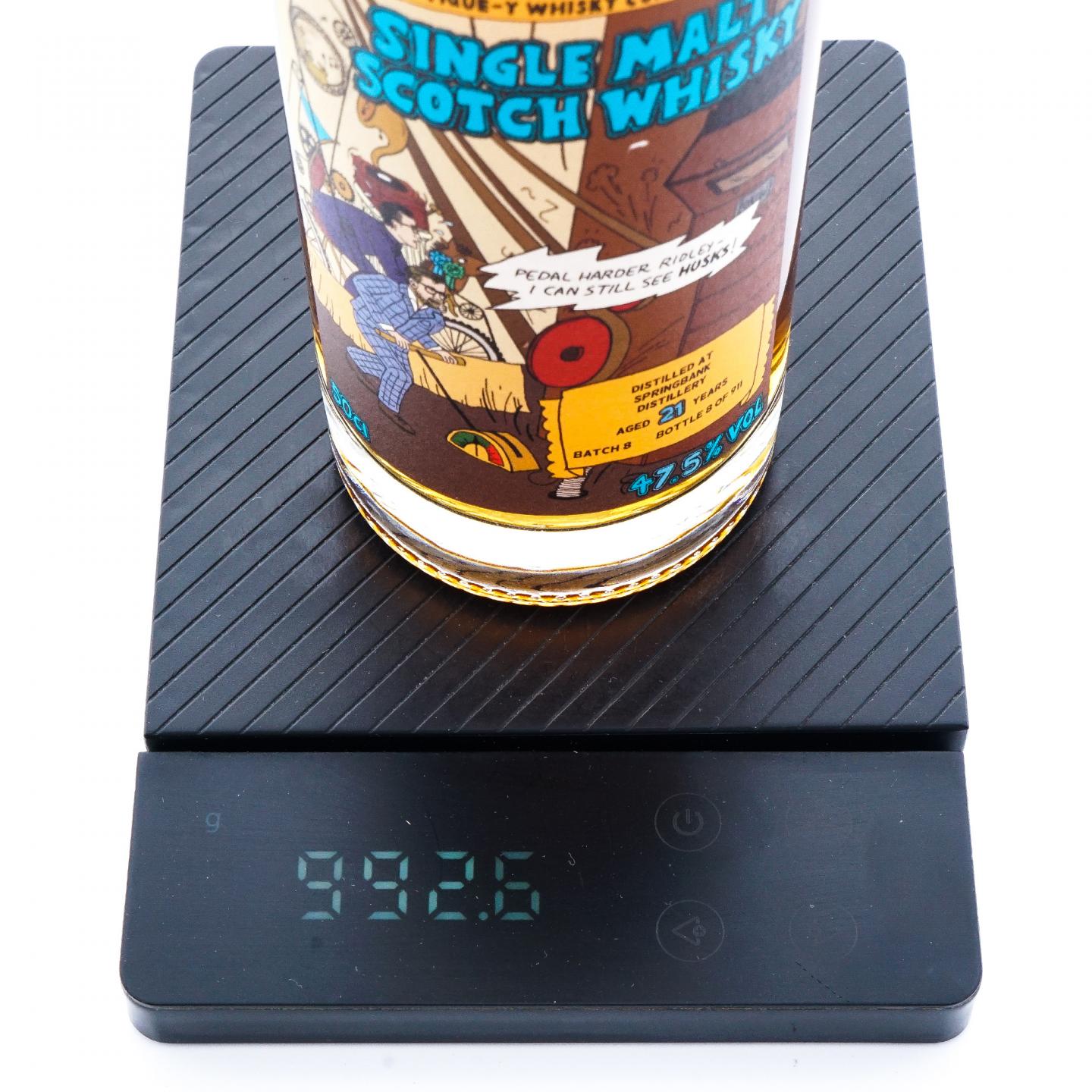 Springbank 云顶 21年 漫画标 Batch 8 TBWC 500ml